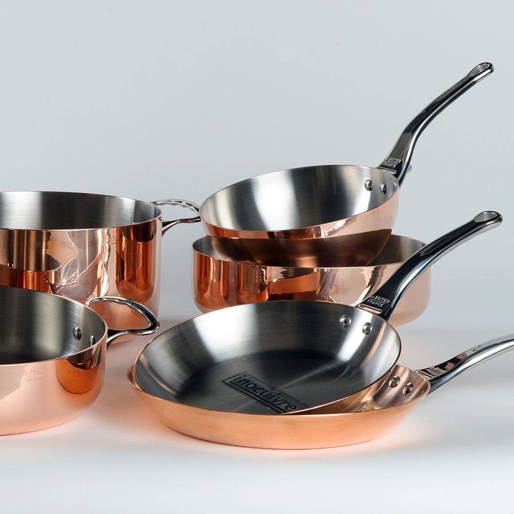 de Buyer - Kupfer WOK mit Messinggriffen 32 cm de Buyer - Kupfer WOK mit Messinggriffen 32 cm
