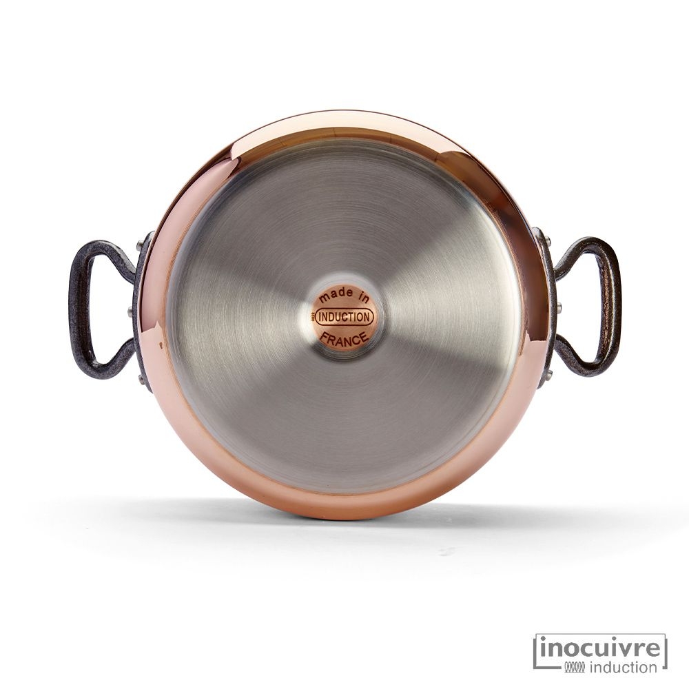 de Buyer - Copper Cookware Set of 3 - Prima Matera - Cast iron handles de Buyer - Copper Cookware Set of 3 - Prima Matera - Cast iron handles