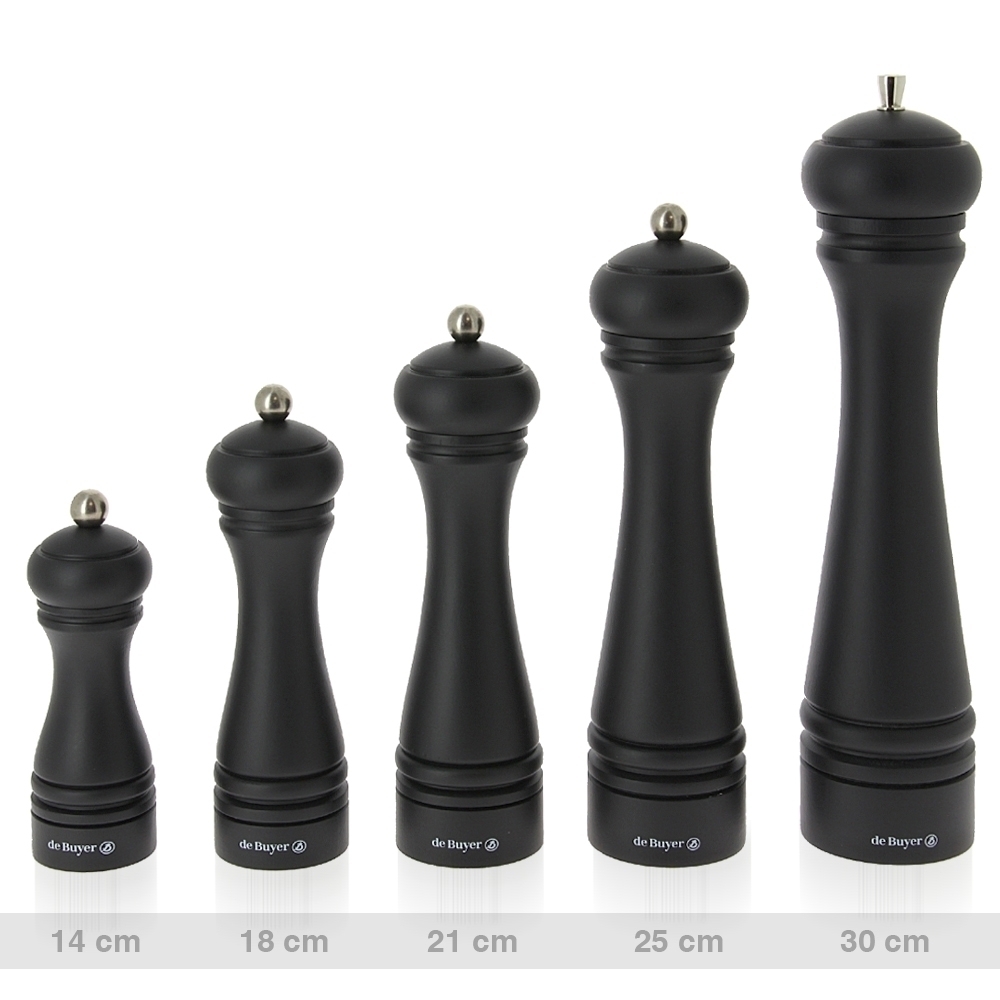 de Buyer Marlux - Pepper and Salt Mill - JAVA - Black Matt