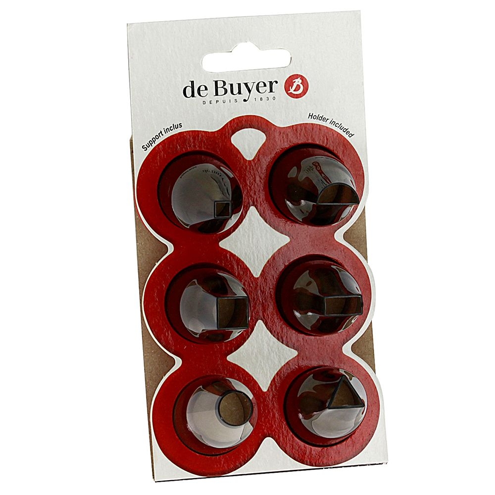 de Buyer - Set of 6 nozzles GEO de Buyer - Set of 6 nozzles GEO