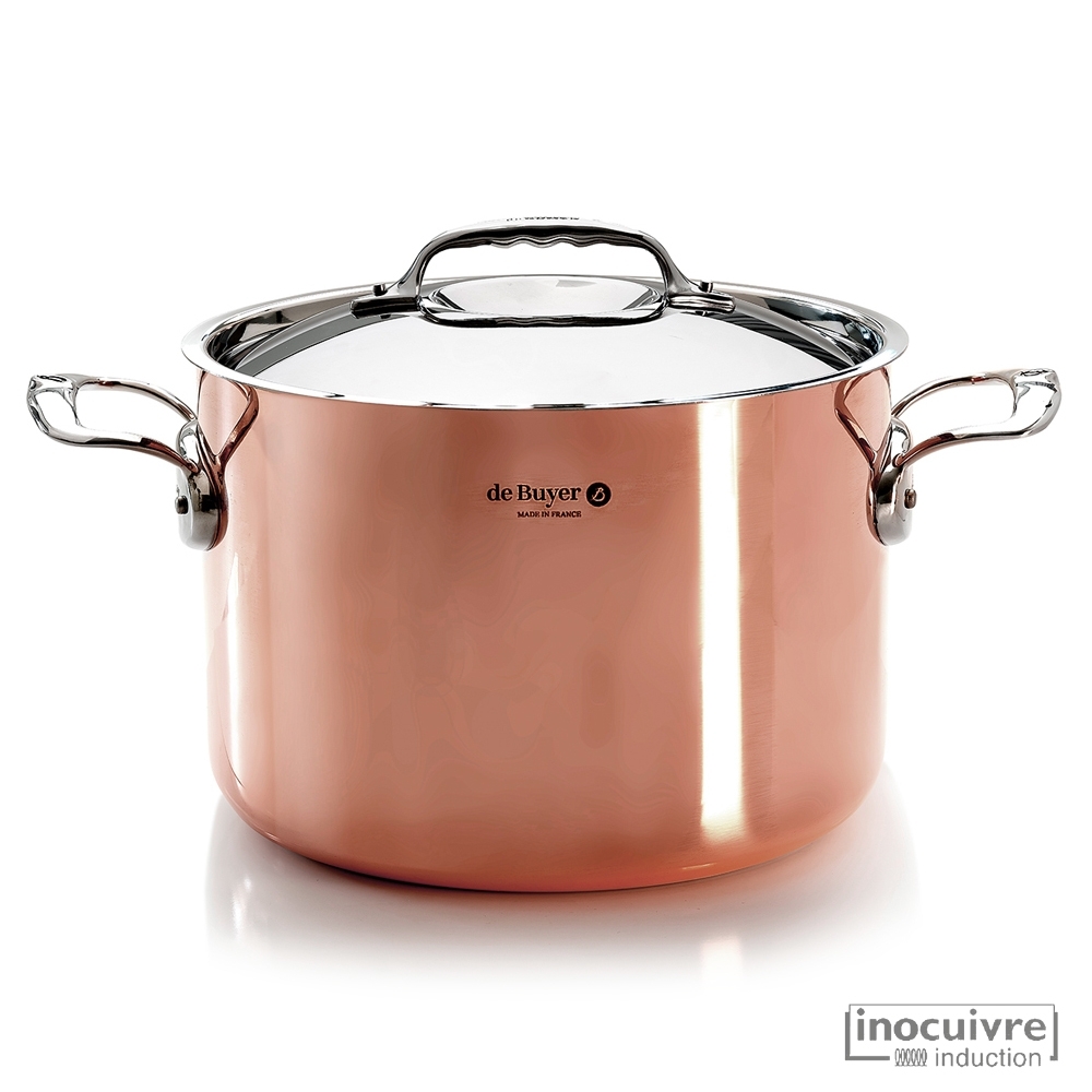 de Buyer - Copper High Stewpan 24 cm - Prima Matera