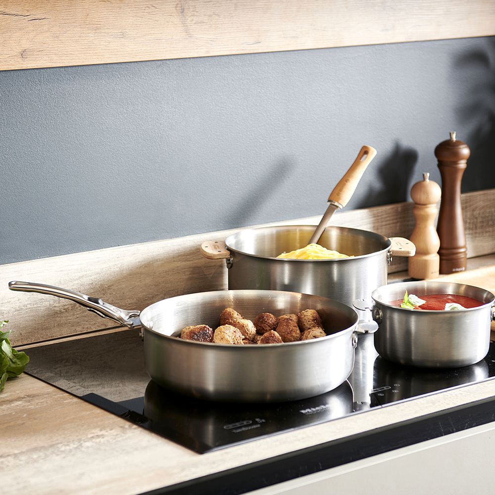 de Buyer - Stainless steel Sauté Pan in 2 sizes - ALCHIMY LOQY