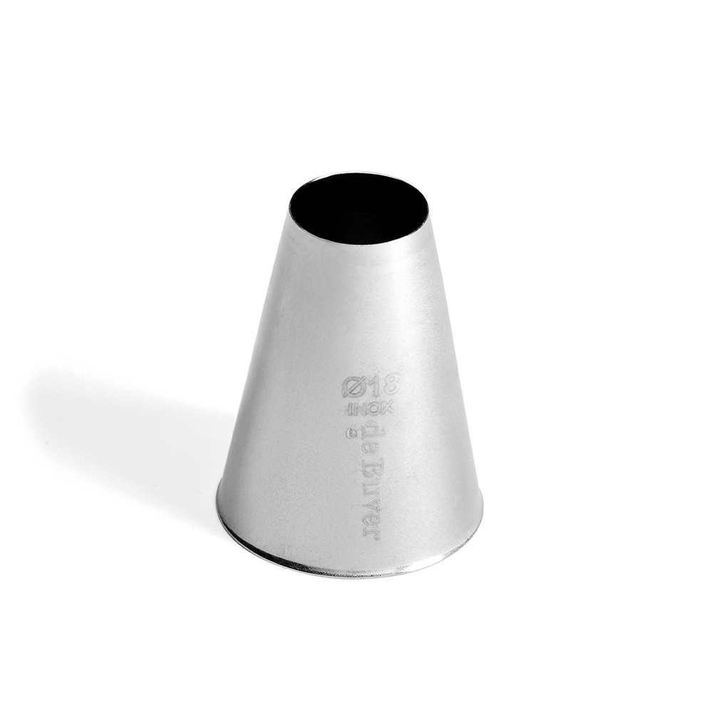 de Buyer - Stainless steel plain nozzle | 18 mm