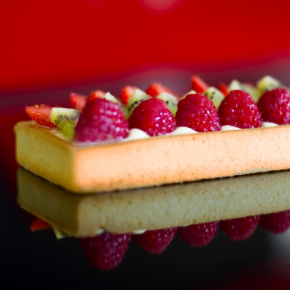 DE BUYER Tart Ring With Perforated Edges - Stainless Steel, 8.9 X 8.9 X 2 Cm, For Pies & Tarts