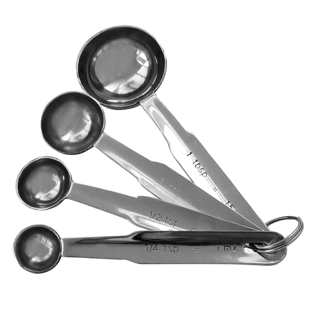 de Buyer - Set of 4 stainless steel measuring spoons